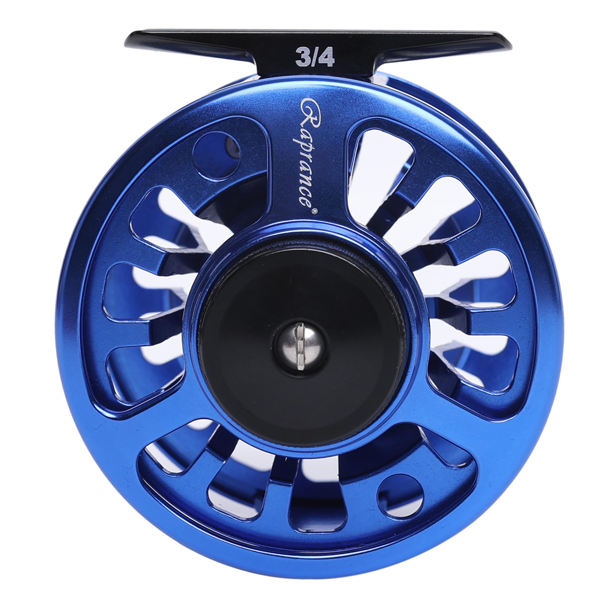 Raprance Fly Fishing Reel,CNC-Machined Aluminum Alloy Fly Reel Large Arbor Fly Reel, 3/4, 5/6, 7/8 wt Blue