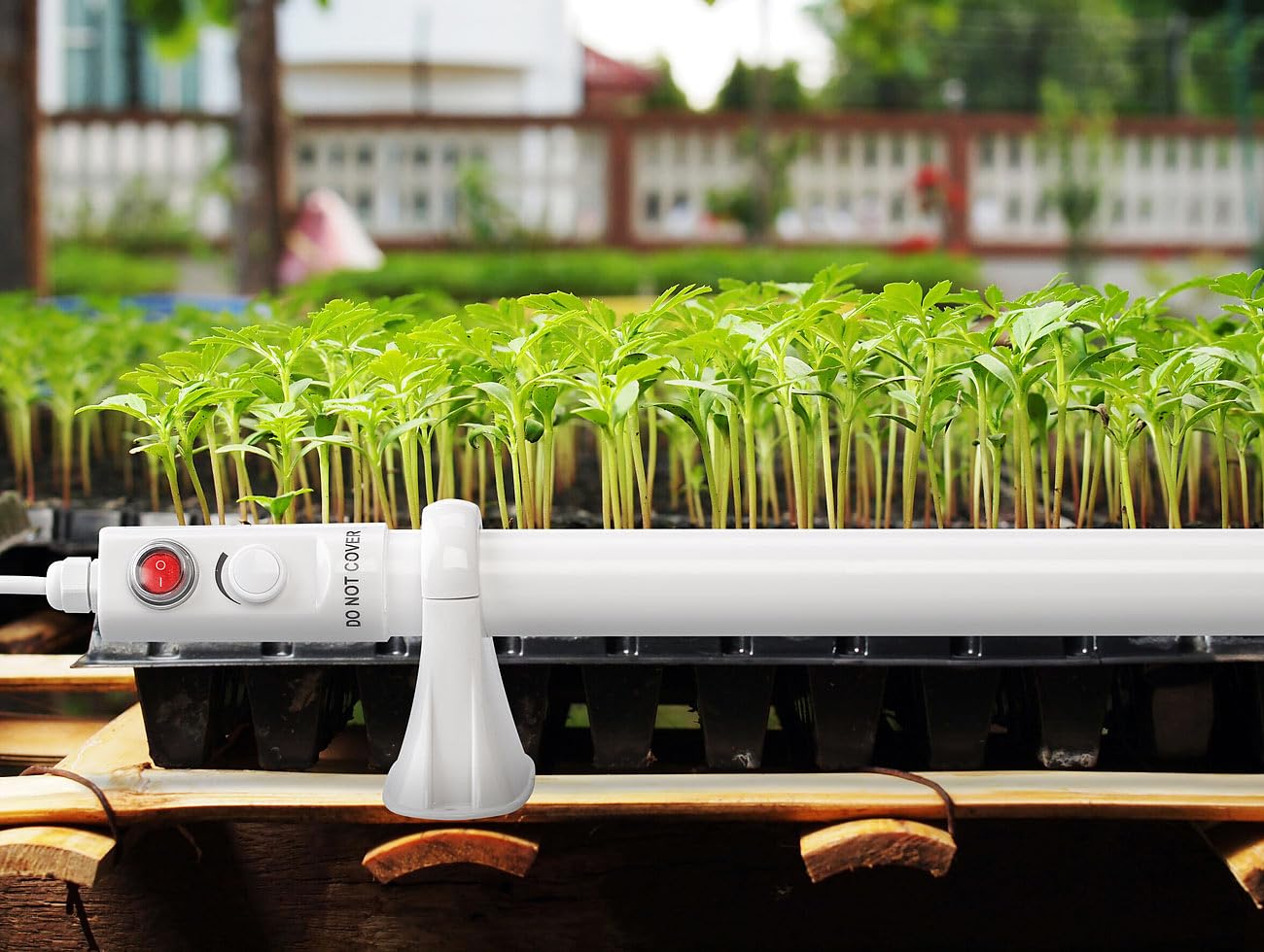 Royal Gardineer radiateurs tubulaires électriques 55 W pour serre de jardin