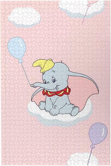 Amazon Dumbo ダンボ 1000ピース ジグソーパズル キャラクター パズル アニメパターン 萌えグッズ 50x75cm ジグソーパズル おもちゃ