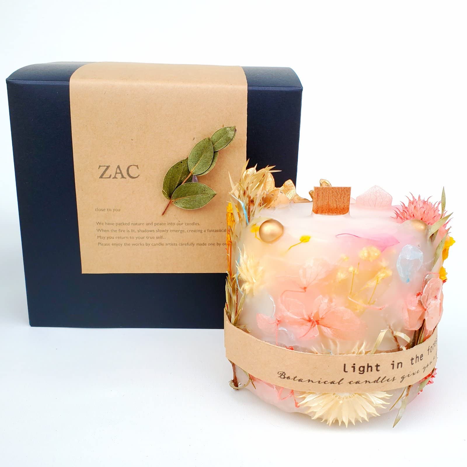 Amazon.co.jp: 【ZAC】 ボタニカルキャンドル light in the forest