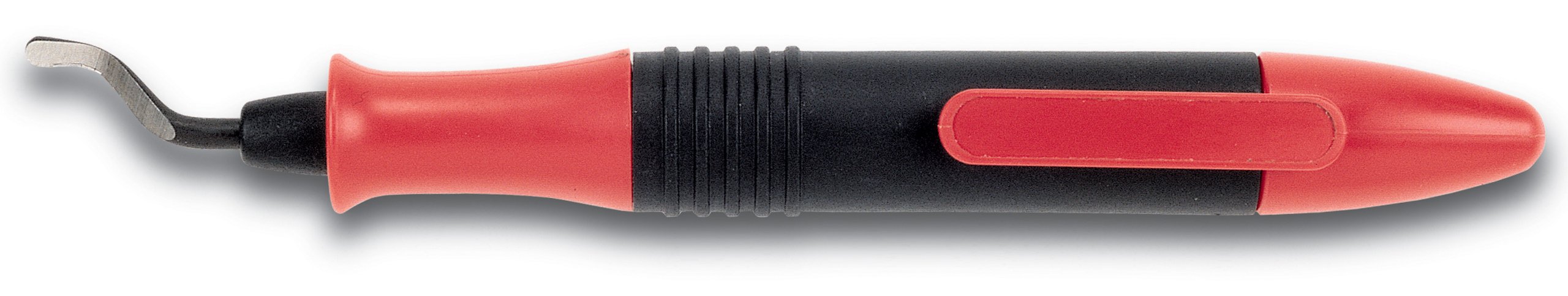 SHAVIV 29156 Glo-Burr E Series Red Handle with E100 Heavy Duty Blade