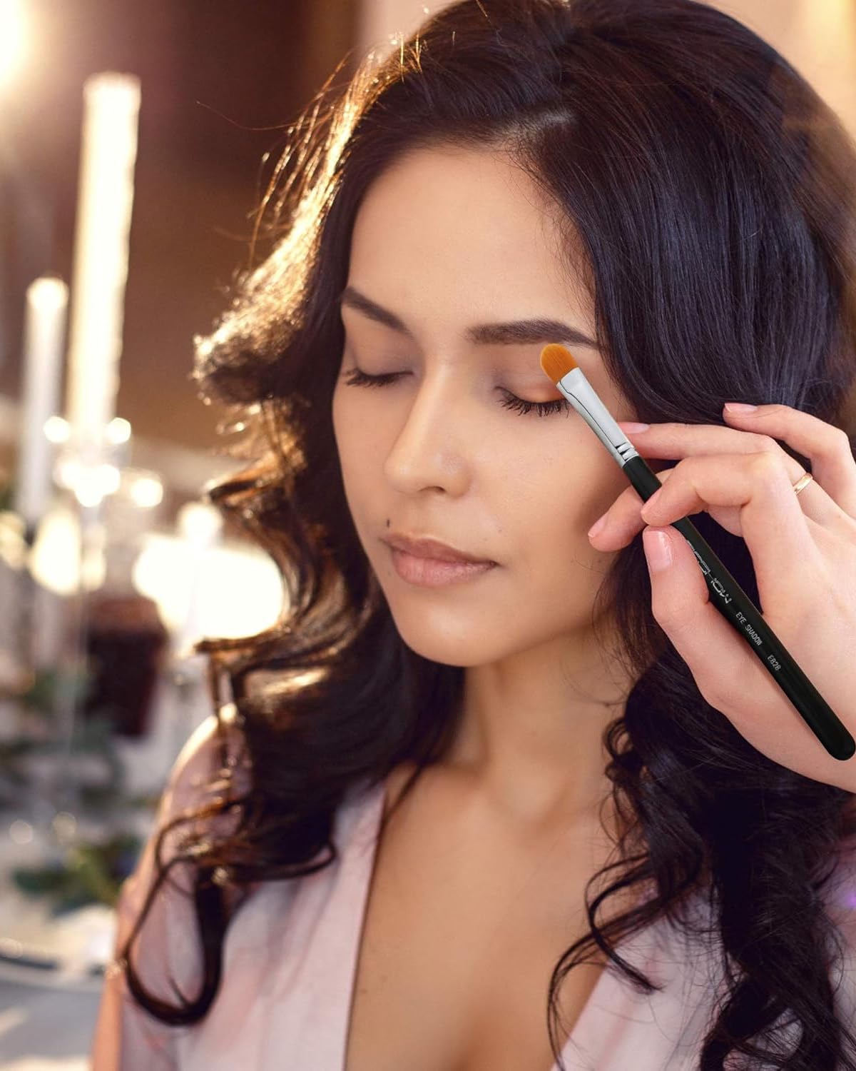 EIGSHOW Pincel aplicador de imprimación de sombra de ojos para mezclar, corrector, herramientas profesionales E828