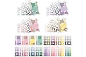Pastel Dot Stickers: Your Colorful Decorative Accessory for Creative Expression
