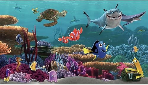 RoomMates Mural de pared Disney Pixar Buscando a Nemo por RoomMates, JL1278M