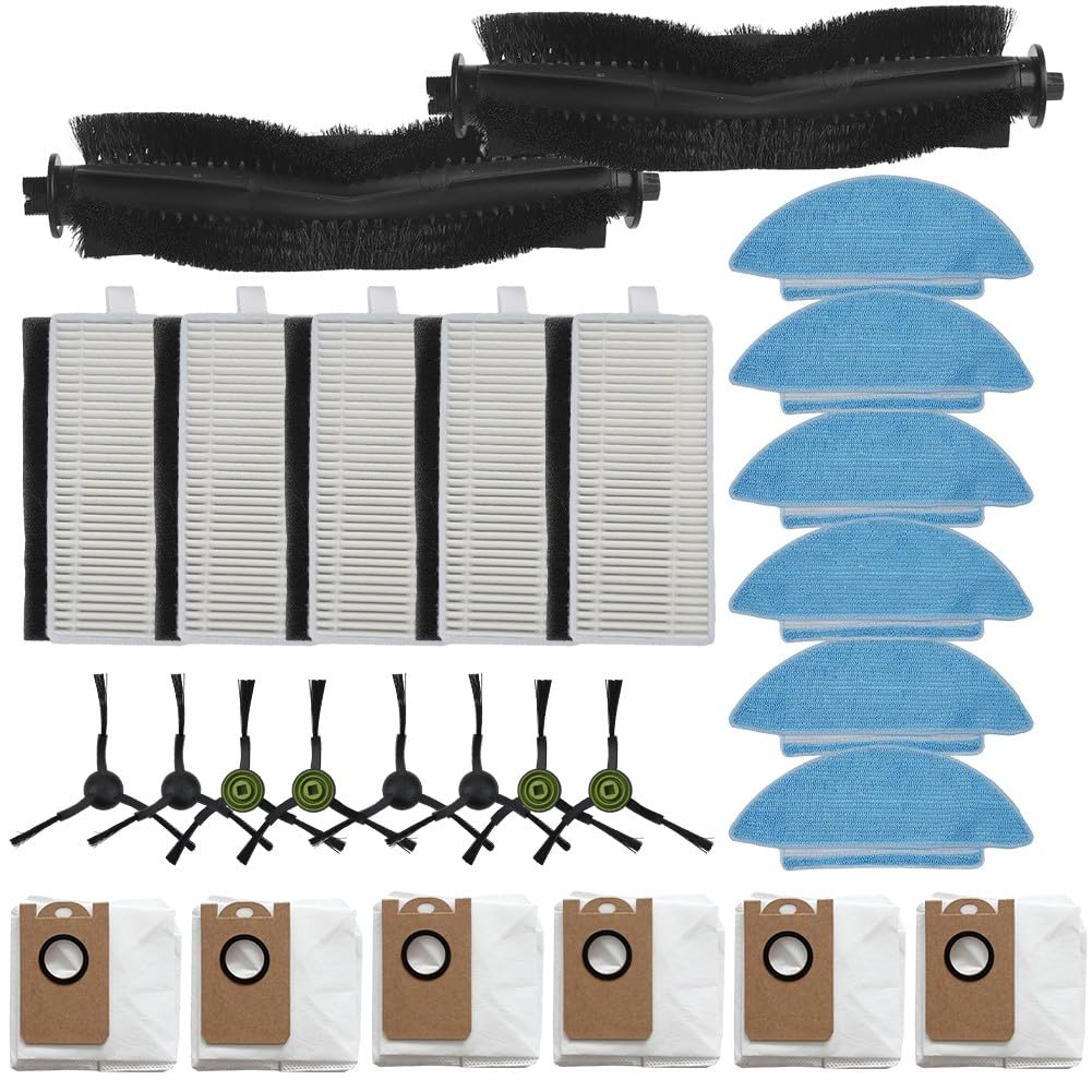 Pièces de rechange 7490 pour réparer filtre obstrué et brosse usée de robot