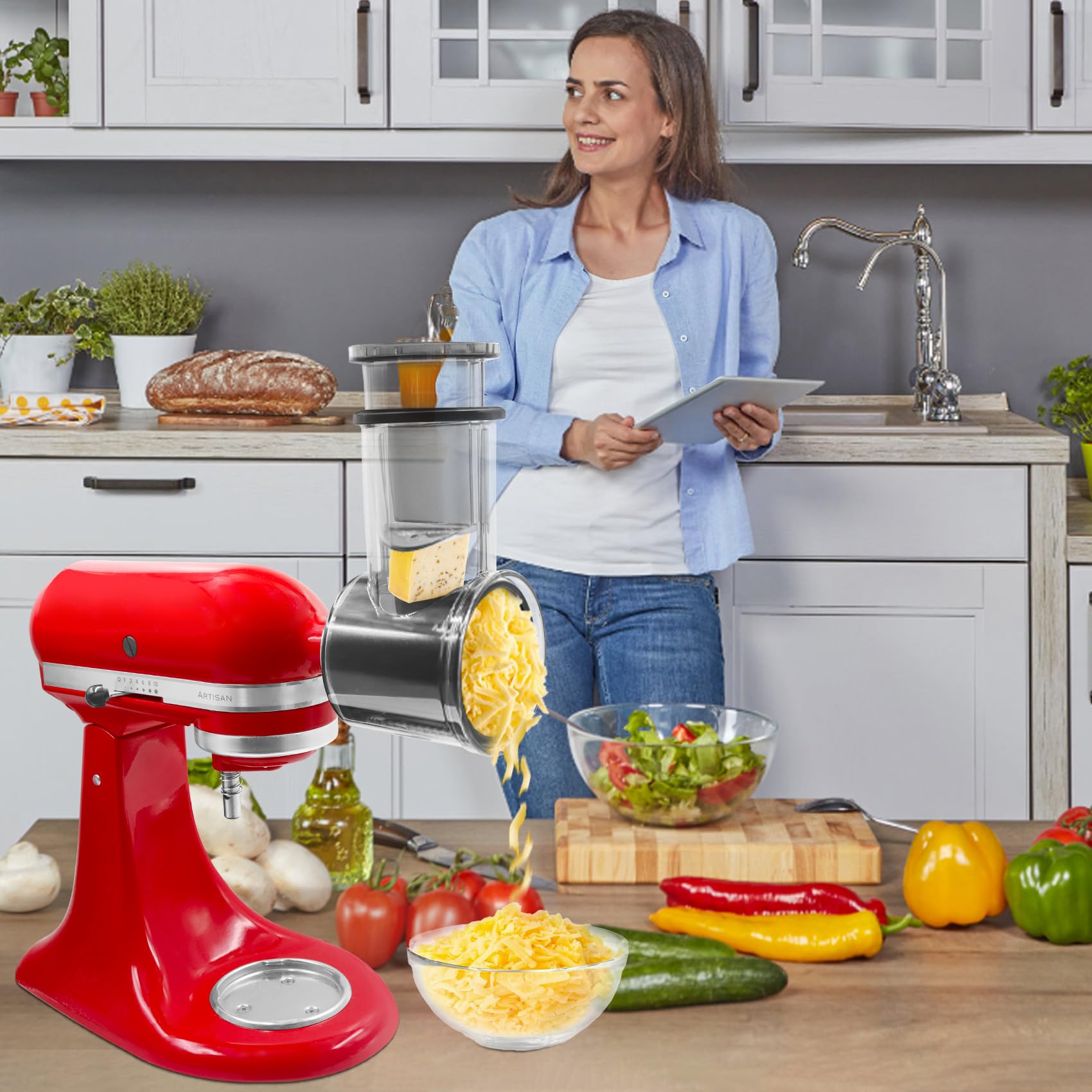 KitchenAid スライサー アクセサリー アタッチメント Amazon | キッチンエイドアクセサリーとアタッチメント