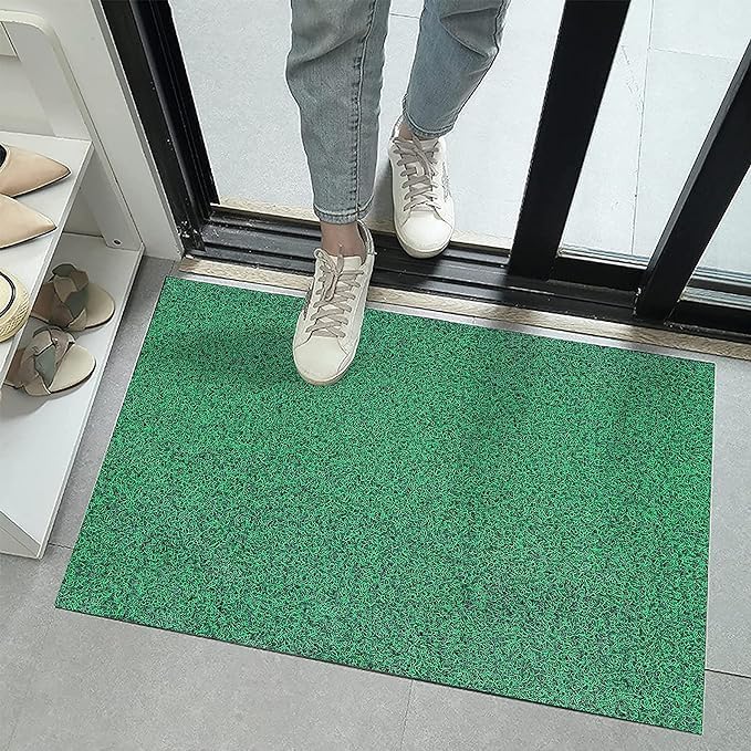 1.25 x 2 Feet, Green Soft Cushion Noodle Mat Anti Skid/Slip Door Mat for Home/Office/Kitchen/Entrance/Standing Desks/Car Mats/Heavy Indoor Outdoor Thick Comfort Mat (1.25 x 2 Feet, Green) 1
