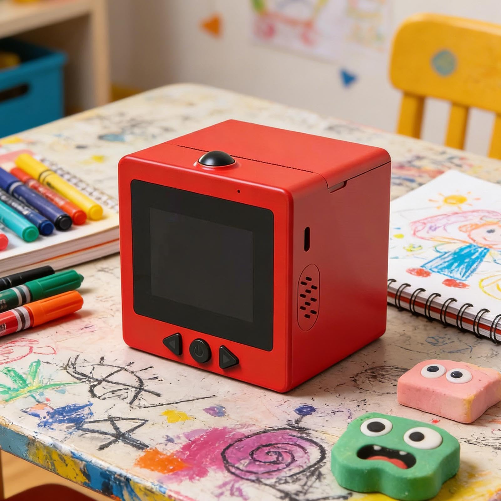 Impresora De Cajas De Pegatinas AI | Impresora Inteligente Con Cajas De Pegatinas De Voz Con IA Con Pantalla De 2,4"|Mini Fabricante De Pegatina-s Térmicas, Educativo Para Niños,bricolaje,fotos