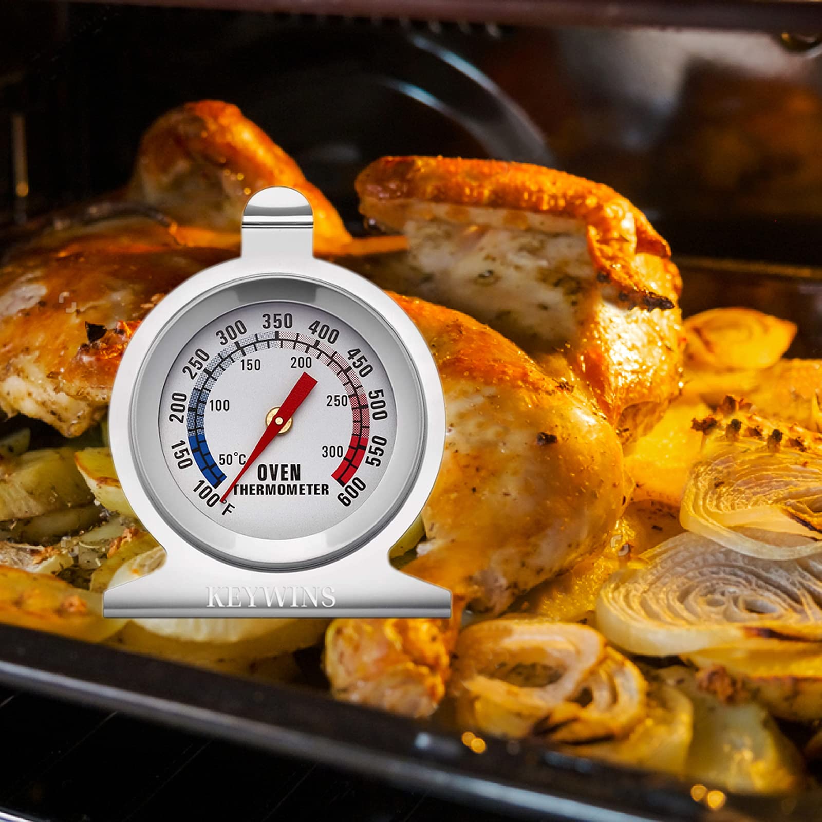 Buy Keywins® Accurate Oven Dial Thermometer, 600 Degree Kitchen Oven
