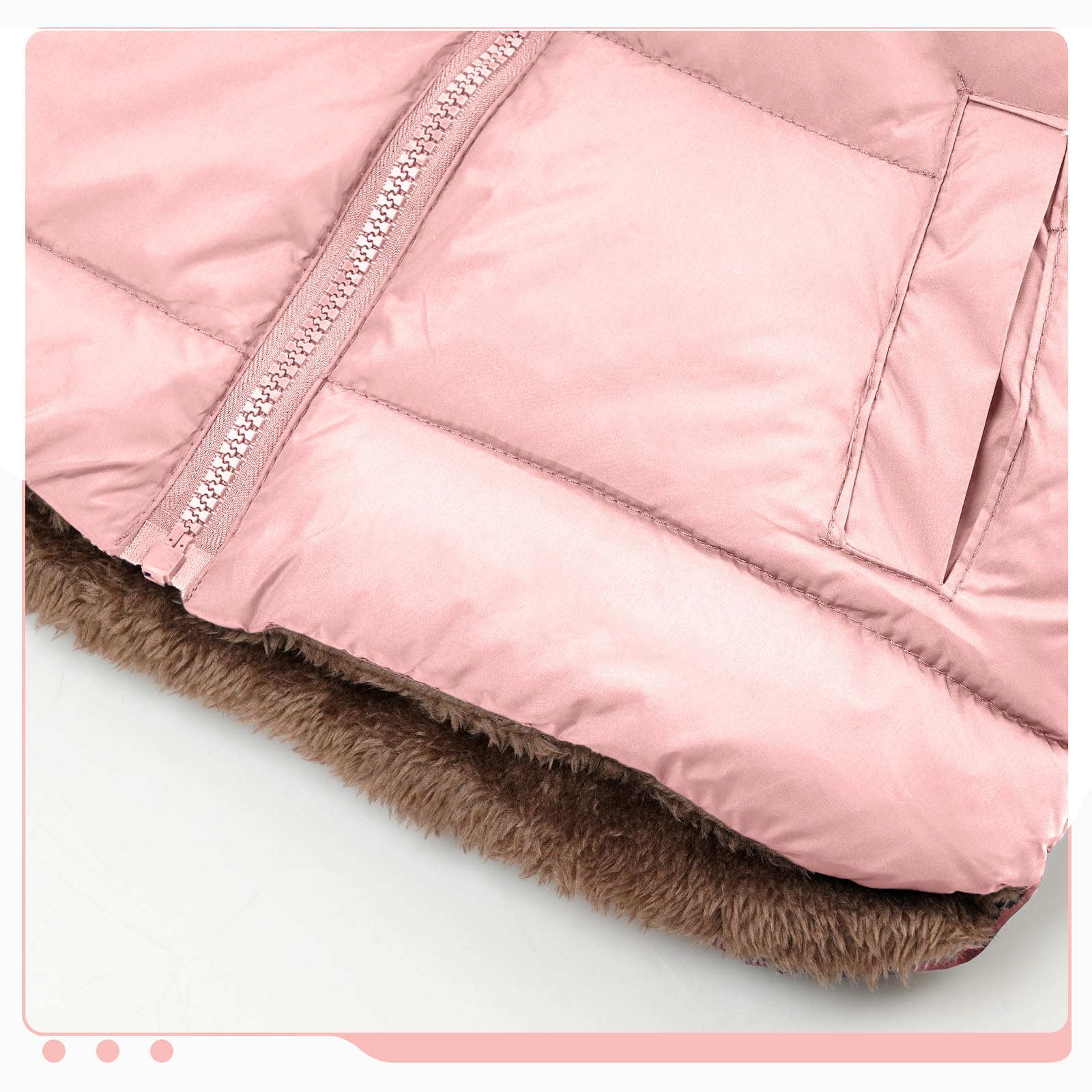JiAmy Bébé Garçon Fille Gilet, Chaud Rembourré Hiver Bambin Polaire Gilet, Ours Oreilles Enfants Gilet, Sans Manches Veste épaisse Cêtements D'extérieur 18 Mois-6 Ans