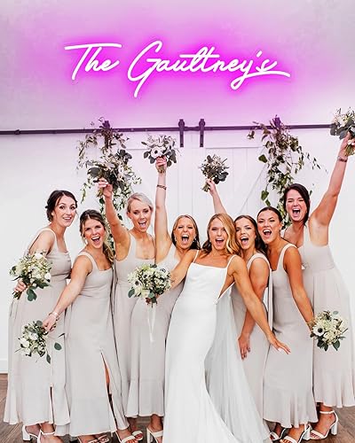 Miniatura 6 de Letrero de neón profesional con nombre personalizado, letrero de neón LED personalizable más grande para telón de fondo, decoración de bodas, micro