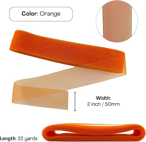 Miniatura 9 de STARLIGHT TRIMMINGS Trenza de crin suave de 2 pulgadas, 22 yardas, accesorio de boda de velo de costura (marfil)