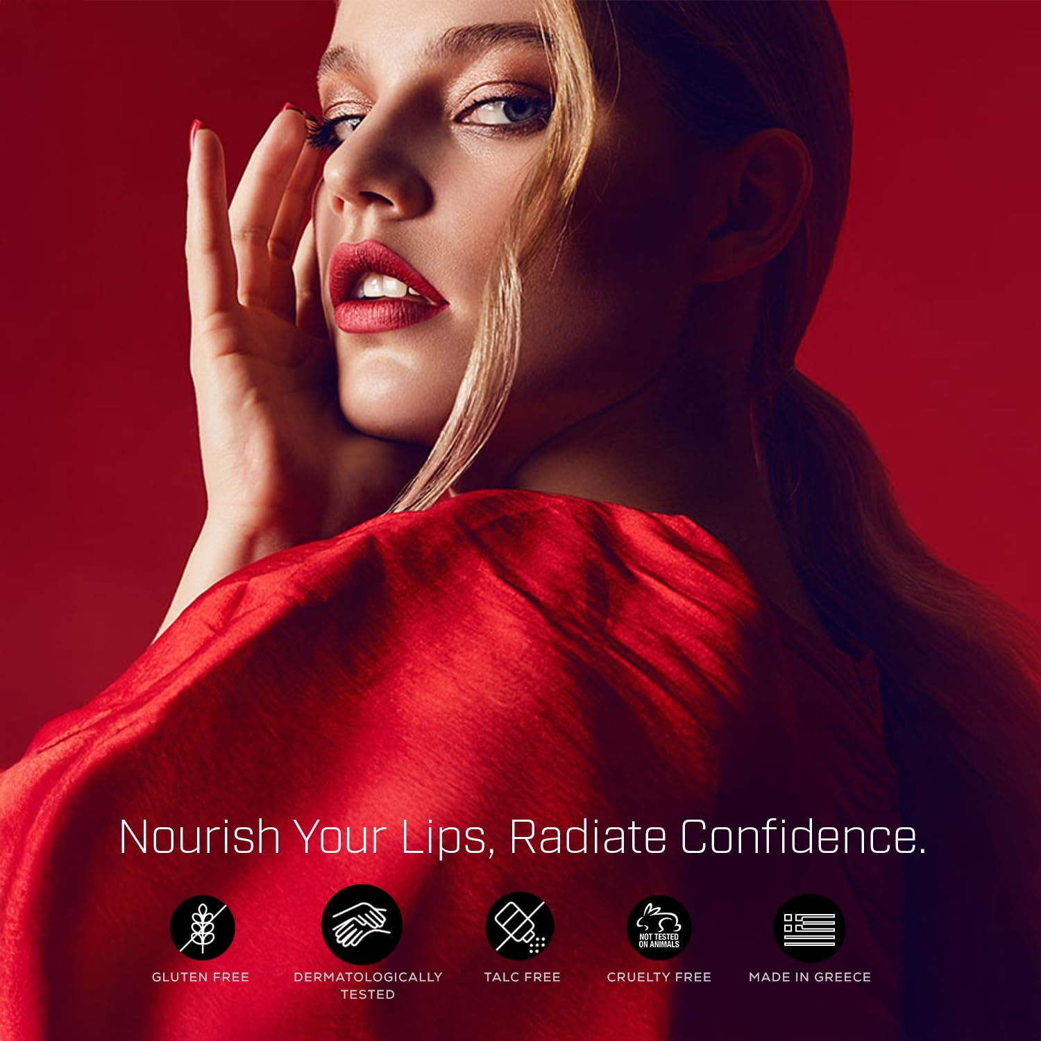 Radiant Professional Advanced Care Lipstick - Ultra Nourishing, Moisturizing Long Lasting Lipstick With Vitamin E- UVA UVB Filters - MATTE - (204 PUNCH) - Image 4