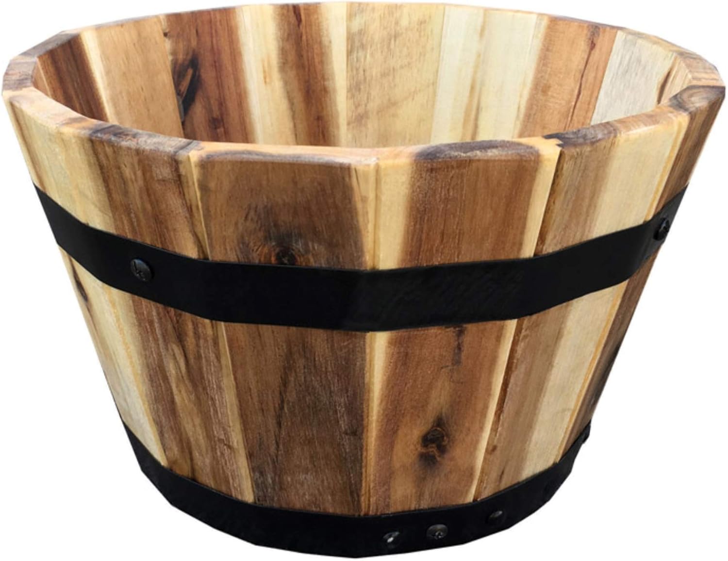 AVERA Products AWP304115 Round Barrel Planter, 11.5" x 7"