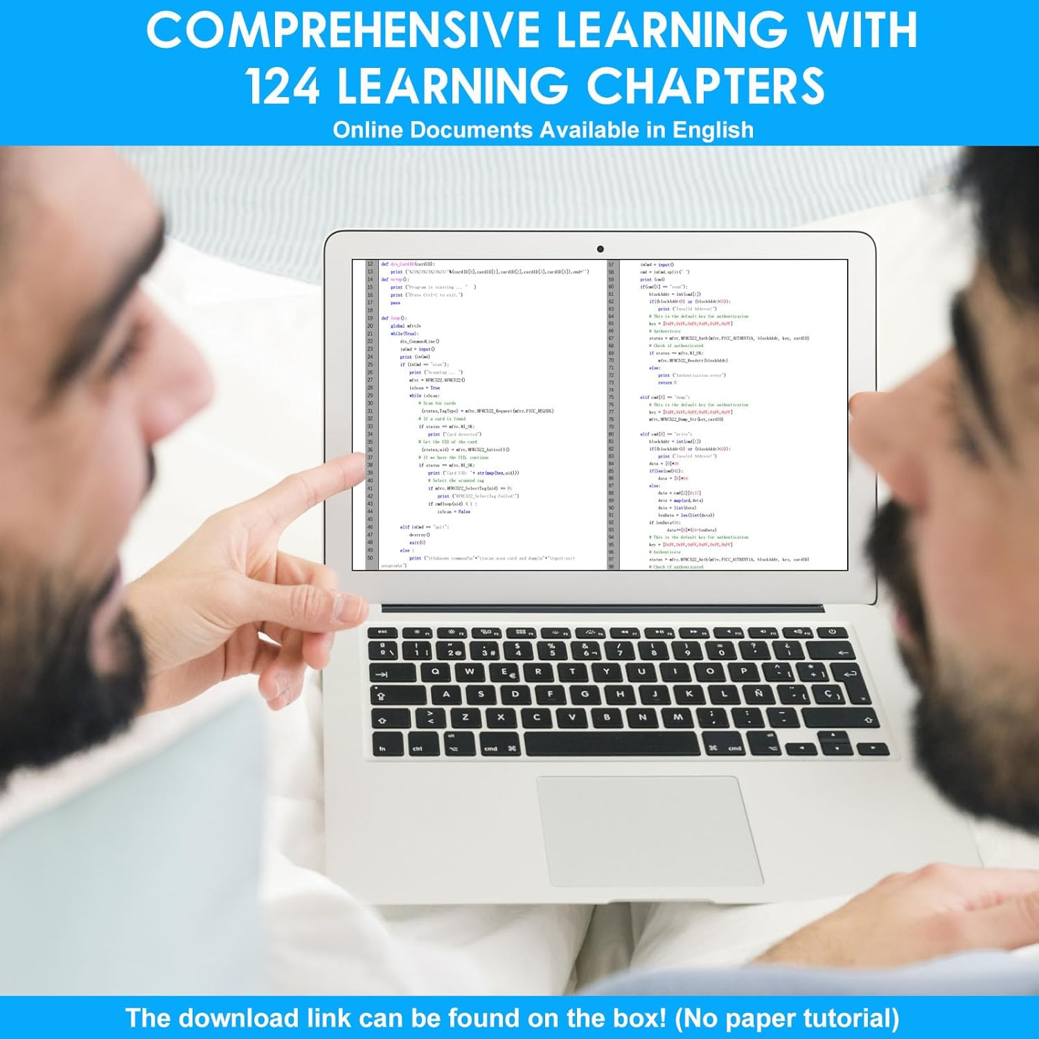 Ultimate Starter Kit for Raspberry Pi 5 4 B 3 B+ 400 Zero 2 W, Python C C++ Java Scratch Processing Code, 297 Items, 124 Projects, Online Tutorial Courses for Beginner (Without Raspberry Pi)