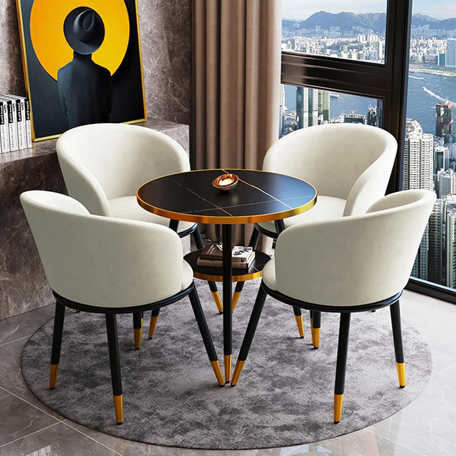 PUMPIE Office Business Hotel Lobby Dining Table Set, Philippines