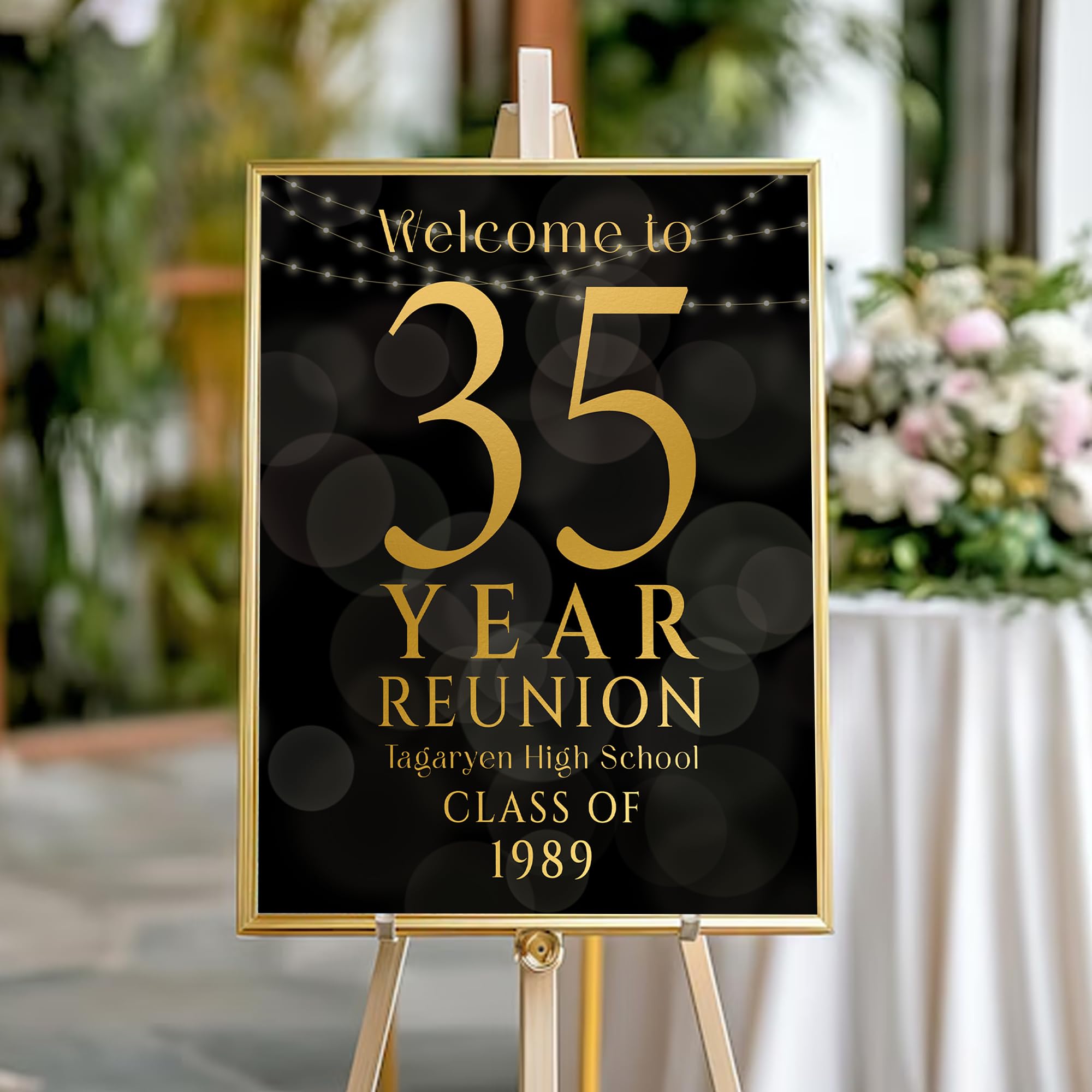 Amazon.com: Customizable High School 35th Reunion Welcome Poster