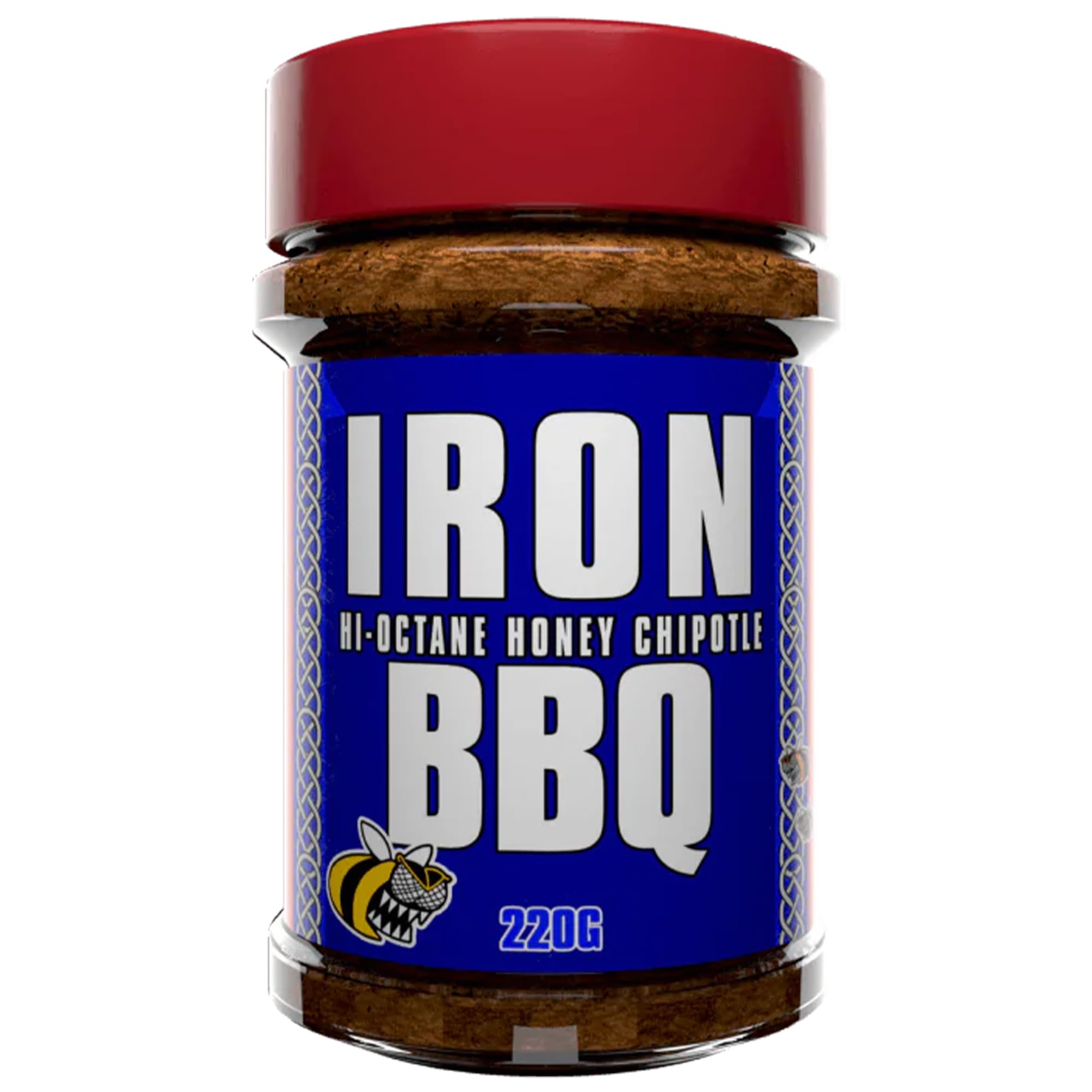 IRN BBQ Rub & Seasoning | High-Octane Honey Chipotle Flavor | Great for Ribs & Chicken | Gluten-Free | 220g