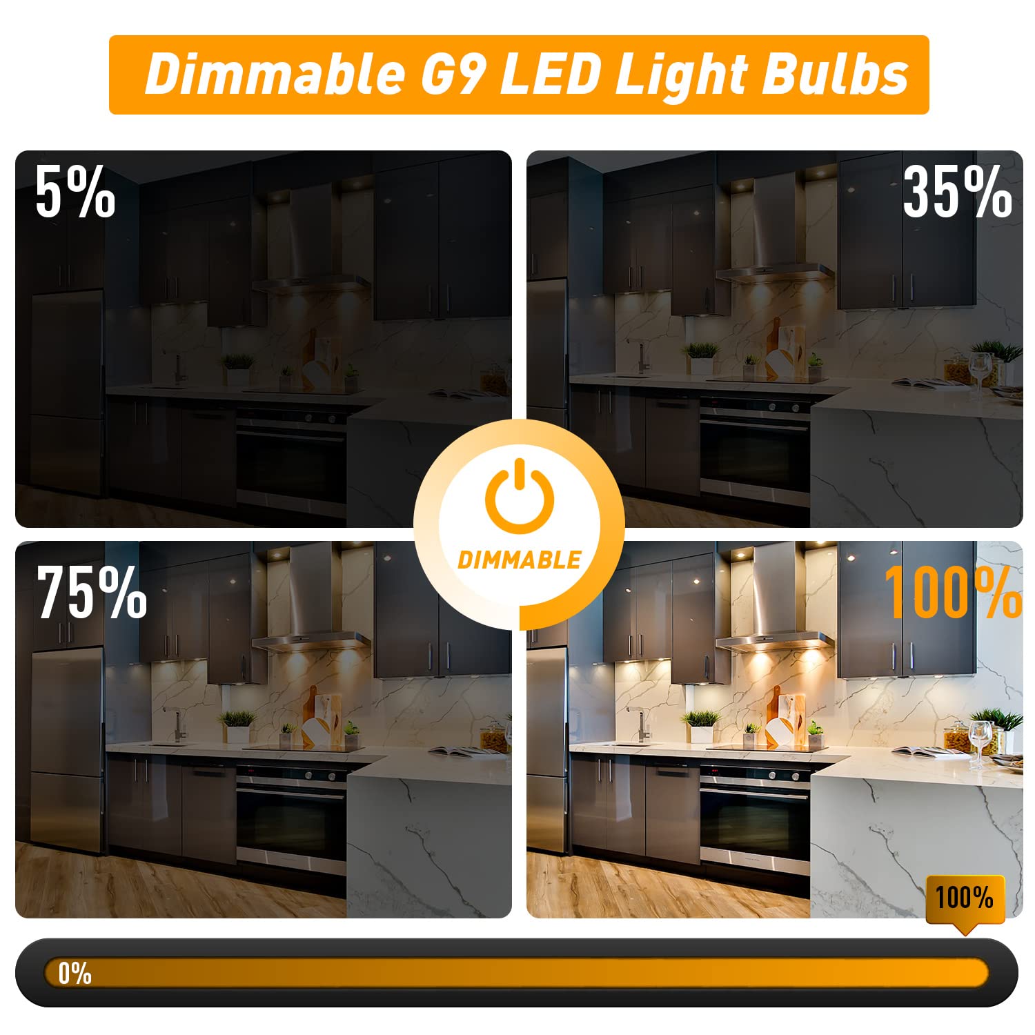 G9 LED Lampe 3W Dimmbar Weich Warmweiß 2700K 350lm T4 LED Birne 30W 25W 20W Halogen Ersatzsockel G9 Bi Pin für Kronleuchter Beleuchtung Flimmerfrei Packung