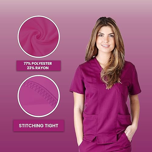 Miniatura 2 de Camiseta quirúrgica súper suave y ultra cómoda para mujer