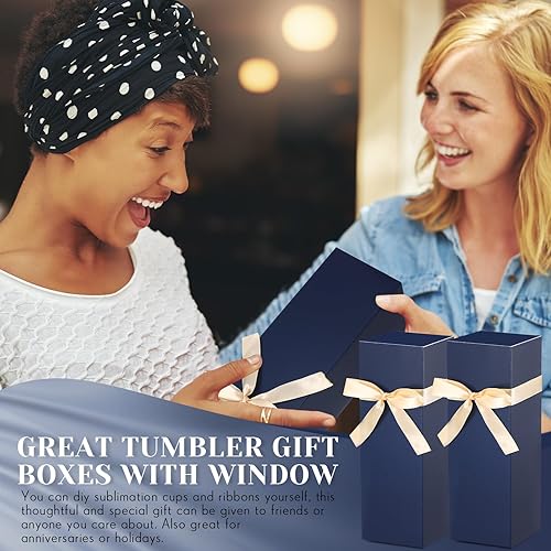 Miniatura 6 de 24 cajas de regalo para vasos de sublimación, caja de regalo con cinta para 12 onzas, 20 onzas, 30 onzas, prensa de calor, vasos de sublimación,