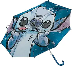 Linha Disney, Guarda Chuva Premium, Stitch, 48cm