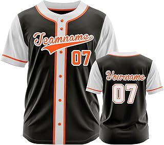 DOPPLER Custom Baseball Jersey for Men Women Youth,Personalized Stitched or Printed Name Number Logo Sports Team Uniforms