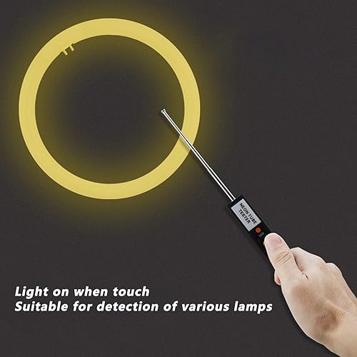 Miniatura 4 de Haofy Multímetro, Probador De Luz De Neón Portátil De Mano Tubo De Neón Fluorescente LED Detector Herramientas De Reparación