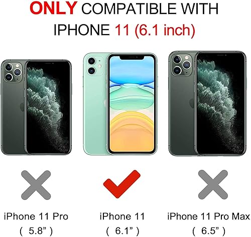 Miniatura 2 de ImpactStrong Compatible con iPhone 11, funda protectora de cuerpo completo resistente diseñada para iPhone 11 (2 protectores de pantalla de vidrio