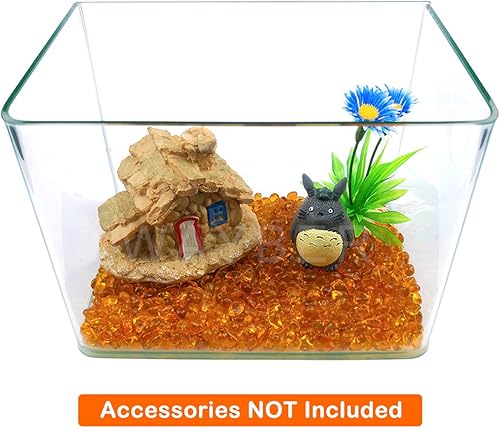 Miniatura 3 de Piedras artificiales de cristal de mar, no tóxicas, para terrario o acuario de tortuga, 1 libra  460 g (rellena 1 taza), para decoración de macetas,