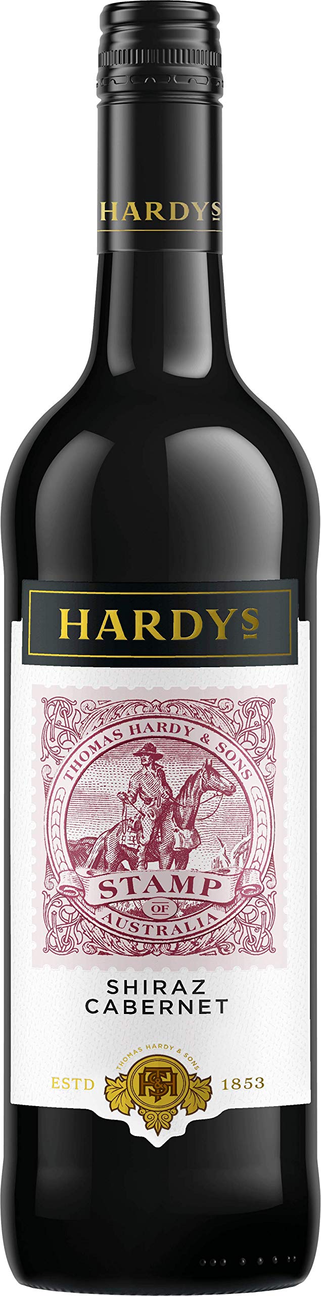 Stamp Shiraz Cabernet Sauvignon Red Wine, 75cl