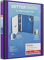 Vista 52 de Carpeta Staples Better, 2 pulgadas, Roja