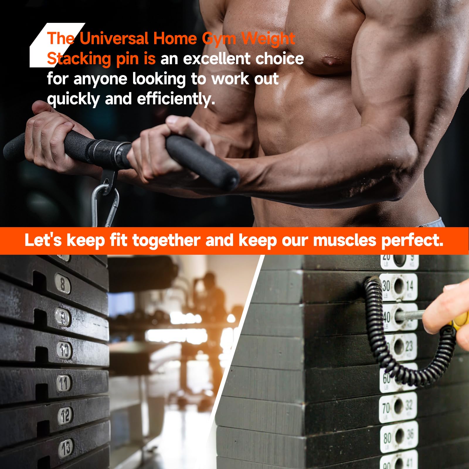 Amazon.com : ArrogantF Weight Stack Pin Gym Pin Heavy Duty