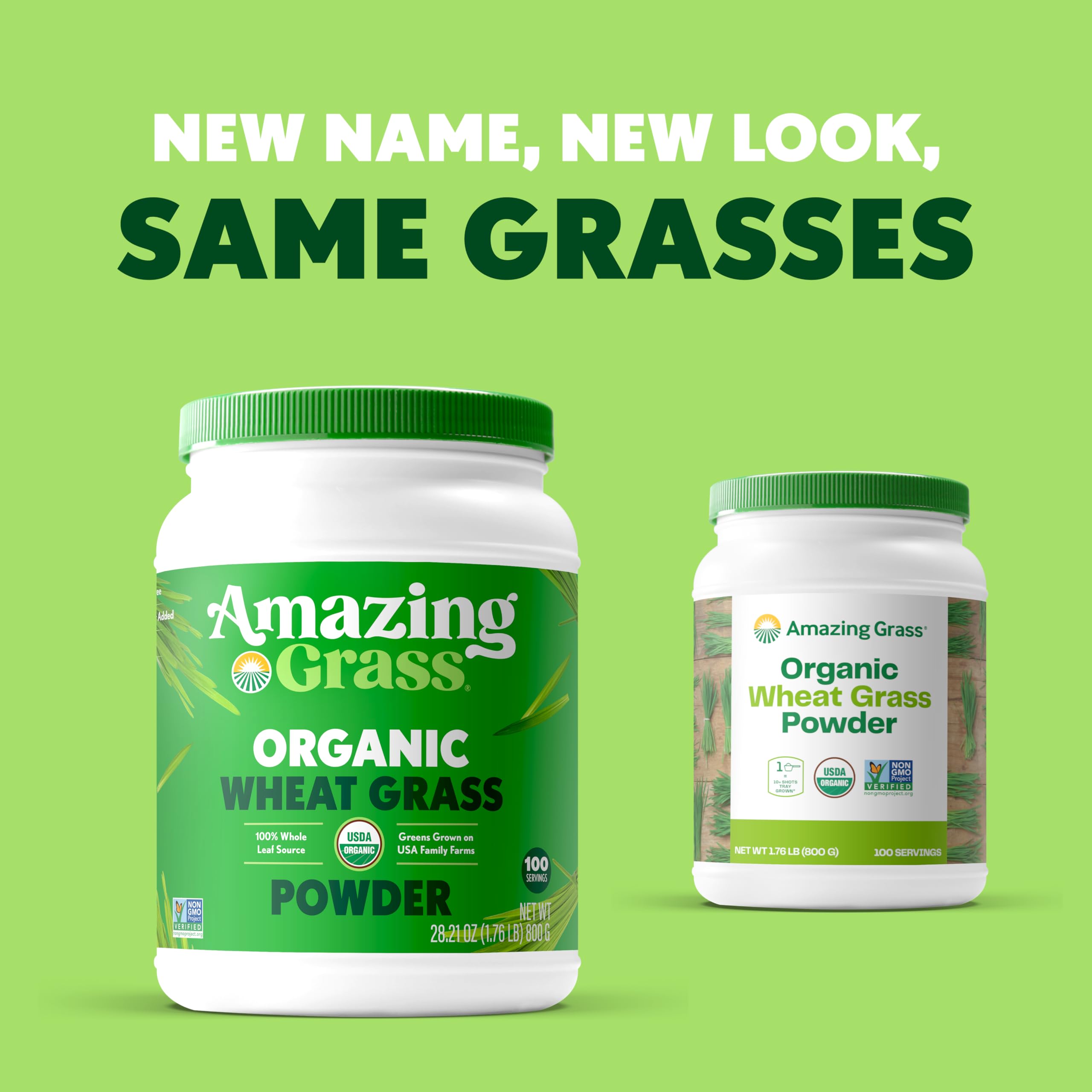 Amazing Grass Wheat Grass Powder, Whole-Leaf, 100 Servings — Amazon image 2