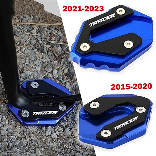 Miniatura 5 de Para MT09 Tracer 900 GT Mt 09 XSR 900 2015-2019 2020 2021-2023 Soporte lateral para motocicleta, trípode extendido (color  titanio, tamaño 1)