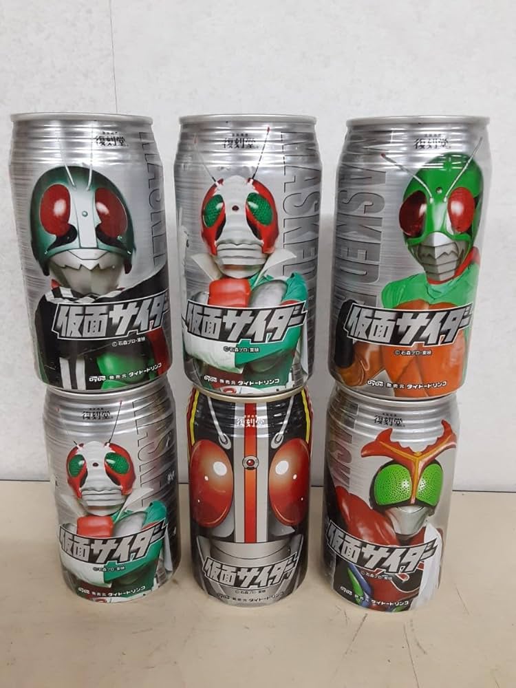 仮面サイダー【デザインアルミ缶】24缶ケース入