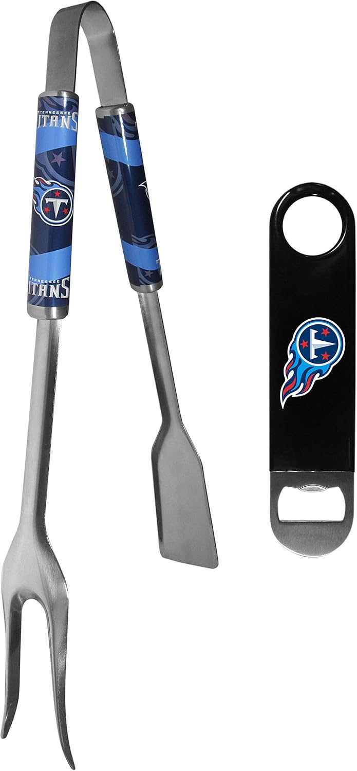 Sports NFL テネシー・タイタンズ ユニ 3イン1 BBQツールと栓抜き チームカラー ワンサイズ