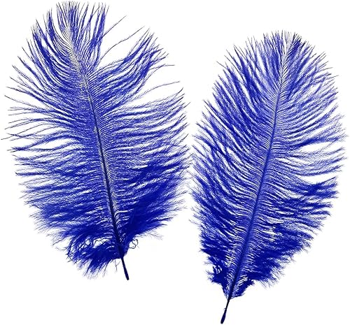 Miniatura 9 de LONDGEN 50 plumas de avestruz de 8 a 10 pulgadas para centros de mesa de fiesta de boda, decoración del hogar (blanco)