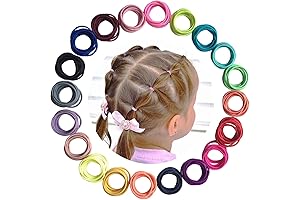 200 Pcs Hair Ties for Girls 1" Toddler Ponytail Holders