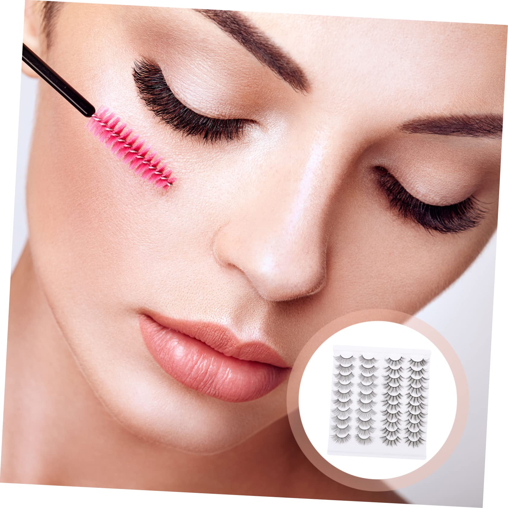 FRCOLOR 60paare Natürliche Wimpern Flauschige Falsche Wimpern Für Make-up Hochzeiten Und Fotoshootings Wiederverwendbare Für Augen