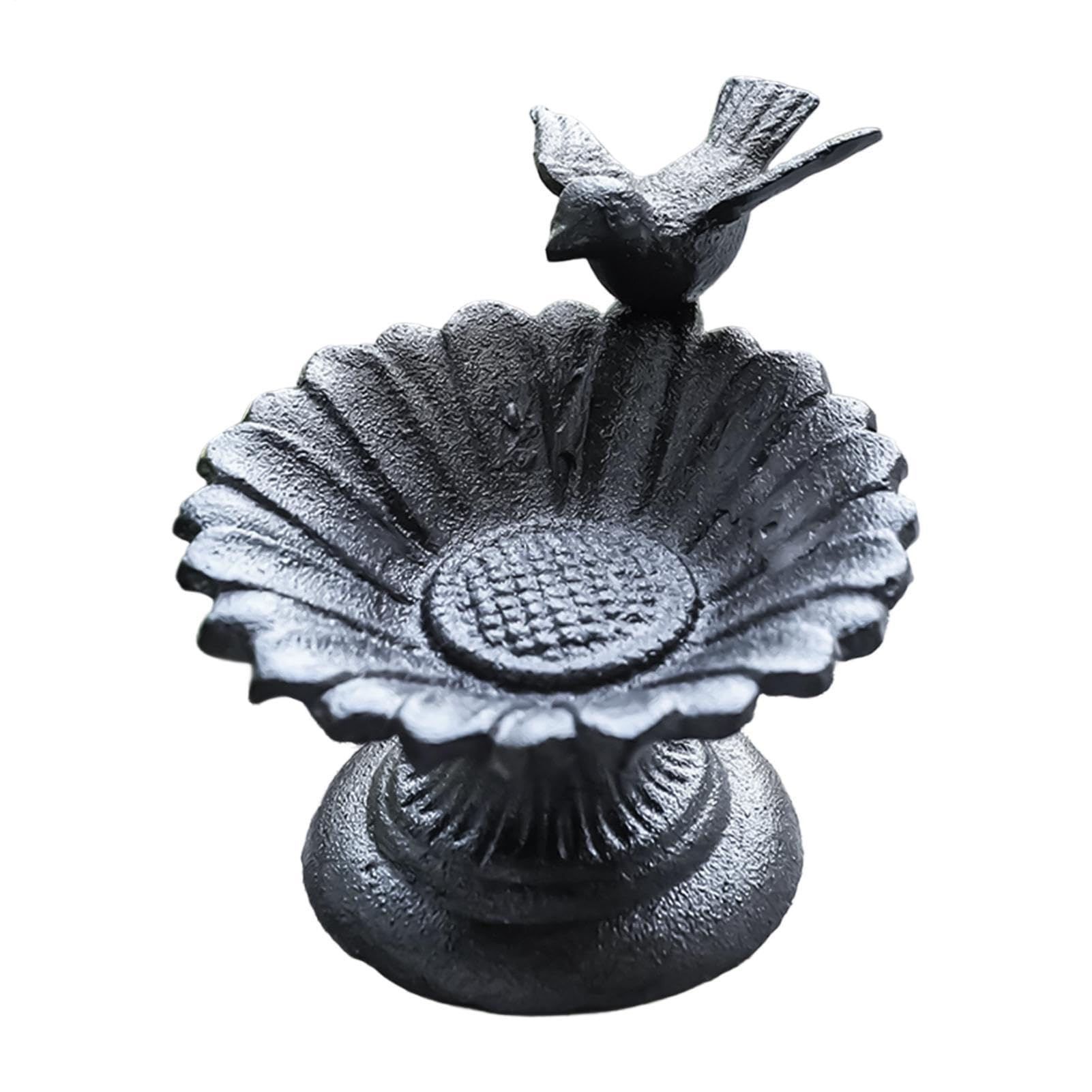 Abbeveratoio per uccelli in metallo per giardino, patio, prato, tavolo, veranda, in stile vintage, per colibrì e decorazione da cortile