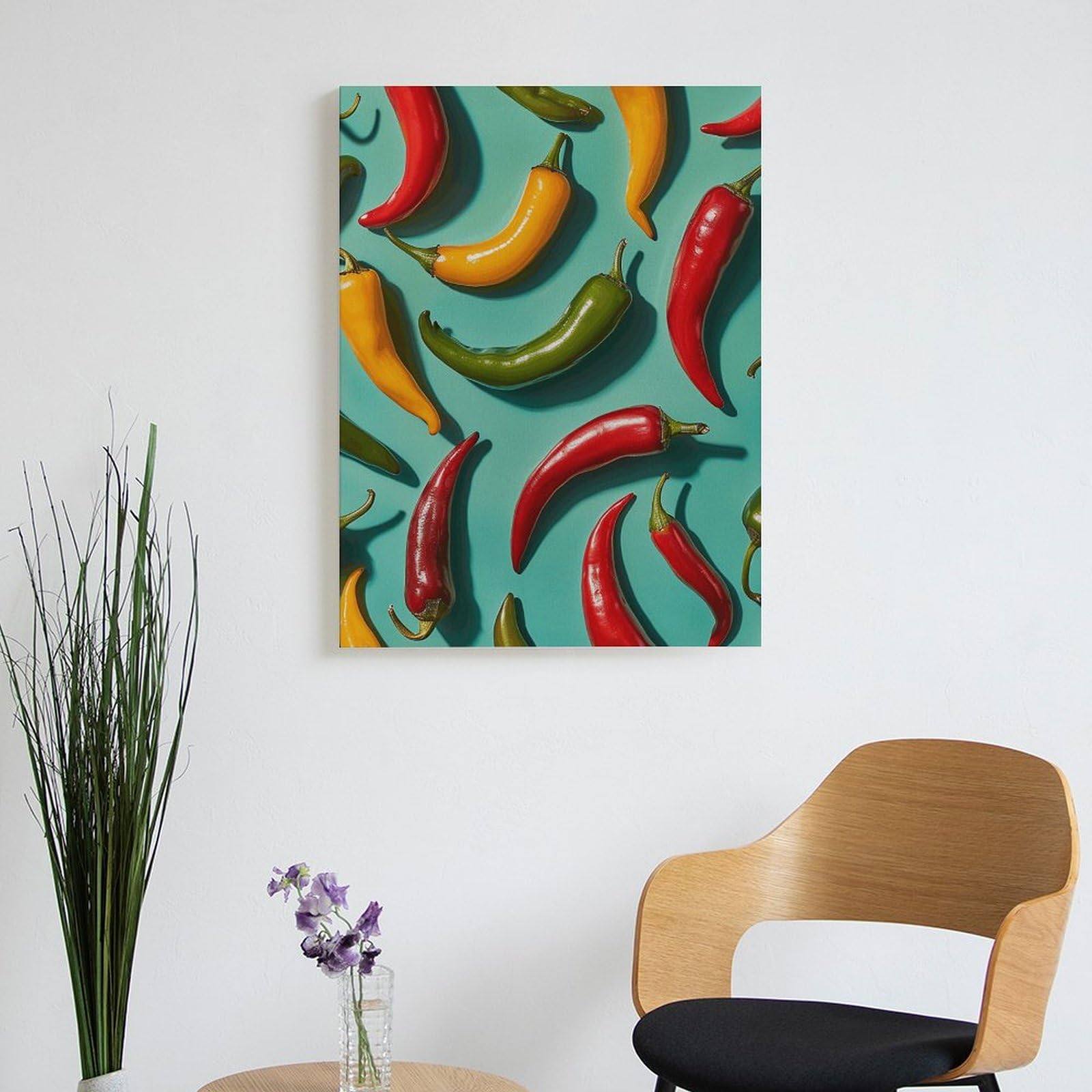 Amazon.com: TKJMCSW Chili Pepper Image Paint by Numbers Kit for