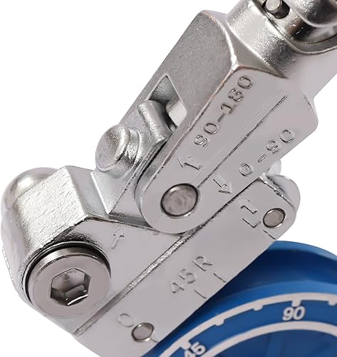 Miniatura 4 de Herramienta dobladora de tubos de 12 pulgada, herramienta manual de flexión de tubos de 180 para tuberías de cobre y aluminio, reparación de