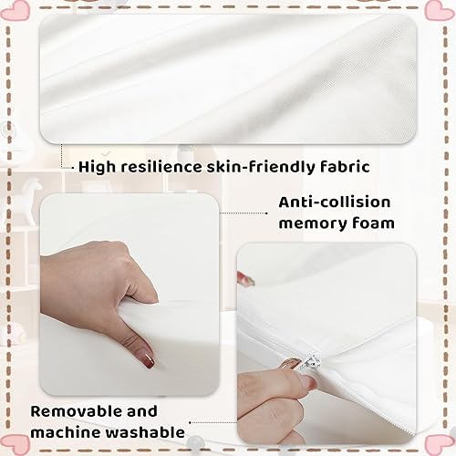 Miniatura 4 de Piscina de bolas de espuma para niños pequeños, corralito de juegos para bebés, diseño redondo suave, fácil de limpiar o instalar, regalo ideal para