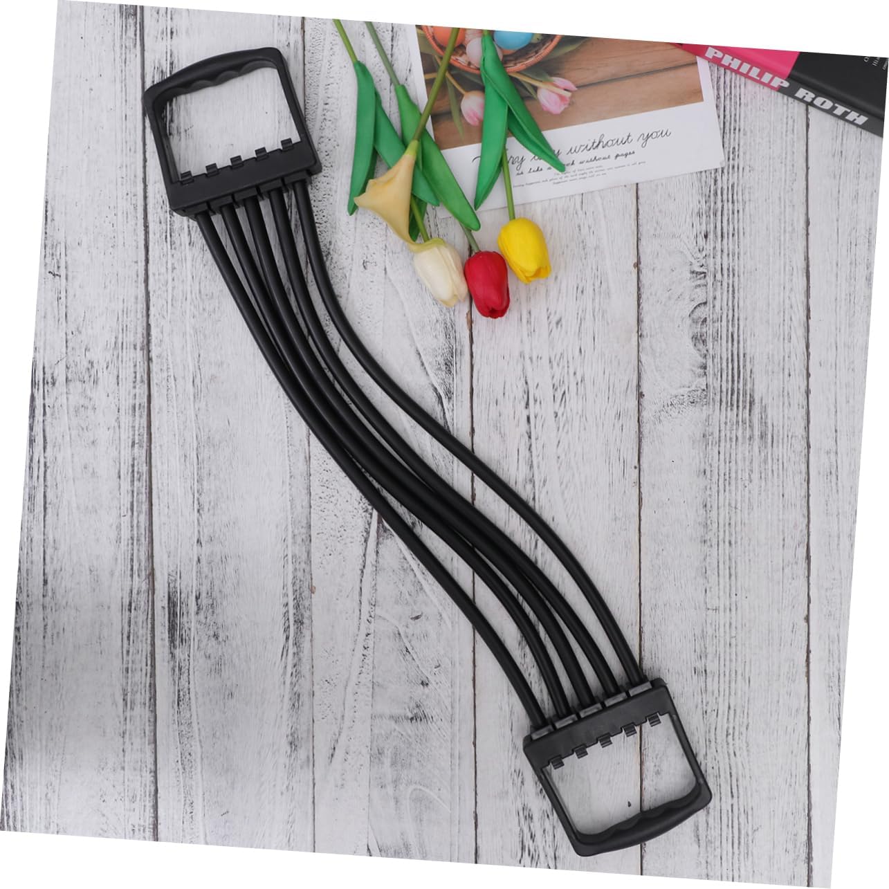 Adjustable Dual Purpose Chest Expander Spring Steel Arm Trainer for Upper Body Strength Lightweight Resistance Band Equipment for Home and Random Colors