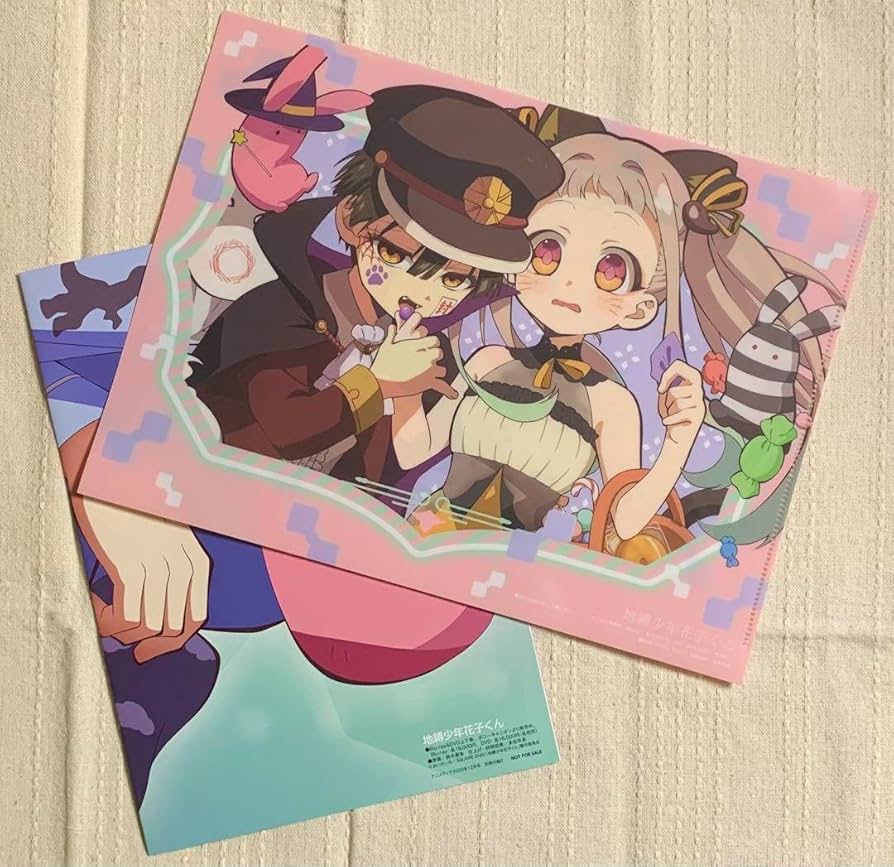 SQUARE ENIX - 地縛少年花子くん　0巻～12巻　しおりとクリアファイル付 SQUARE ENIX - 地縛少年花子くん クリアしおり コミッパ グッズ