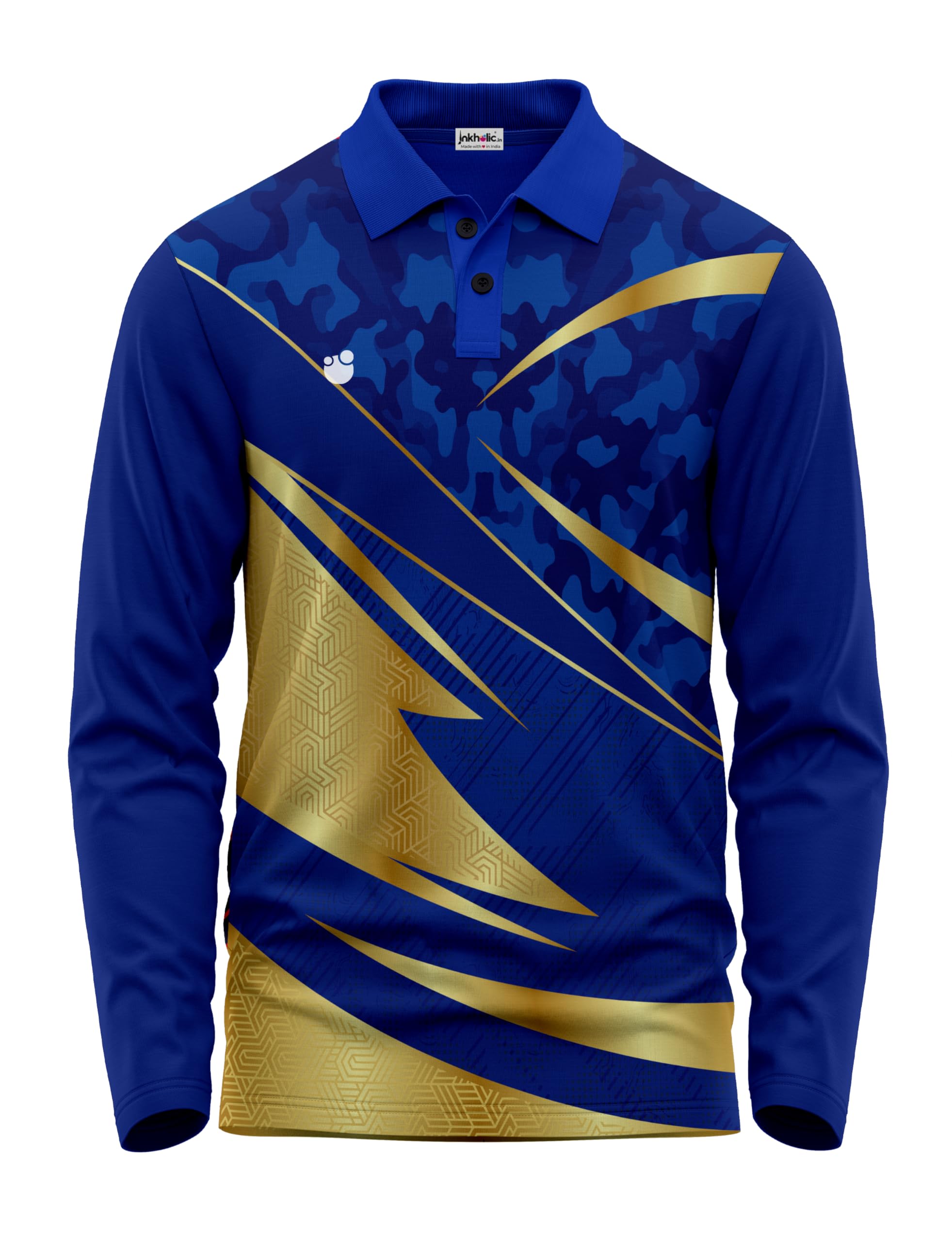 inkholic Men Collar Neck Full Sleeves Regular Fit Jersey IN4400F-picture-41
