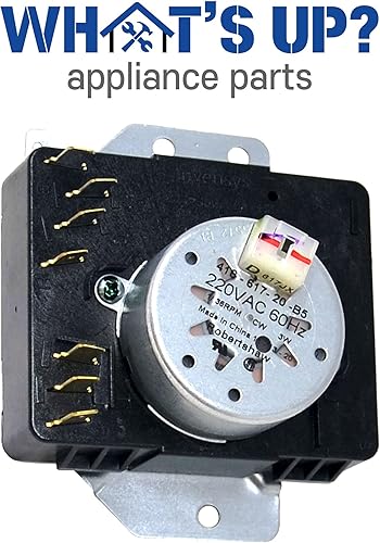 Miniatura 2 de What's Up? W10185972 - Temporizador de secadora de repuesto para secadores Whirlpool compatible 1481701 AH2348527 EA2348527 PS2348527 W10185972,