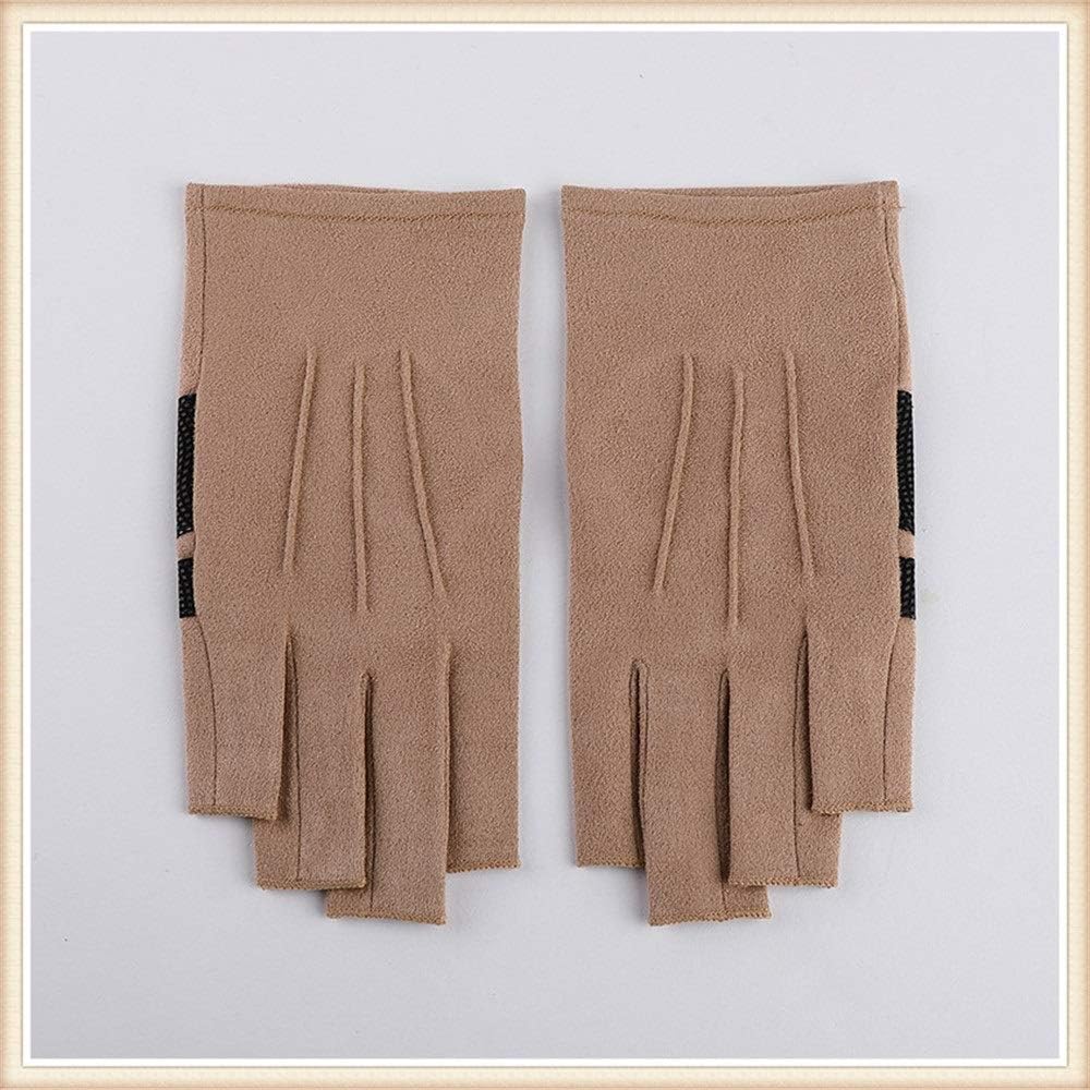 ユニセックスUPF50 +スエードスリップ耐性指UV保護手袋(SZ044-C,M,One pair)