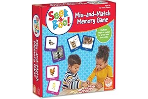 MindWare Seek-A-Boo Mix-and-Match Memory Game for Toddlers and Preschoolers